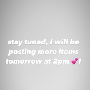 i will be posting clothing, shoes, accessories etc💕